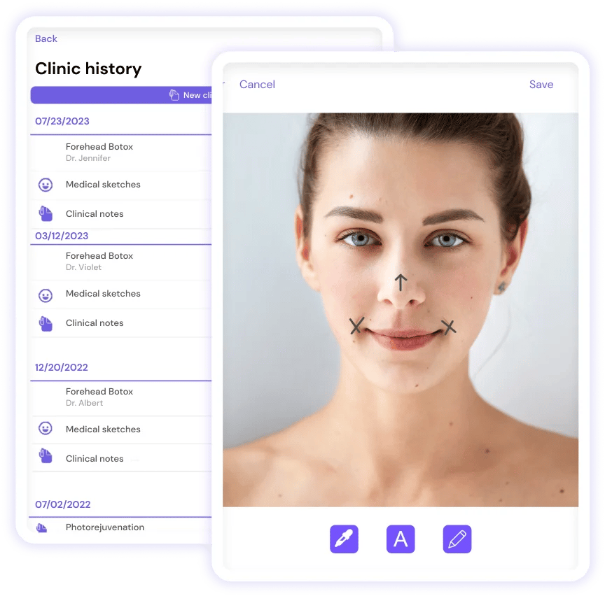 patient history with flowww doctor