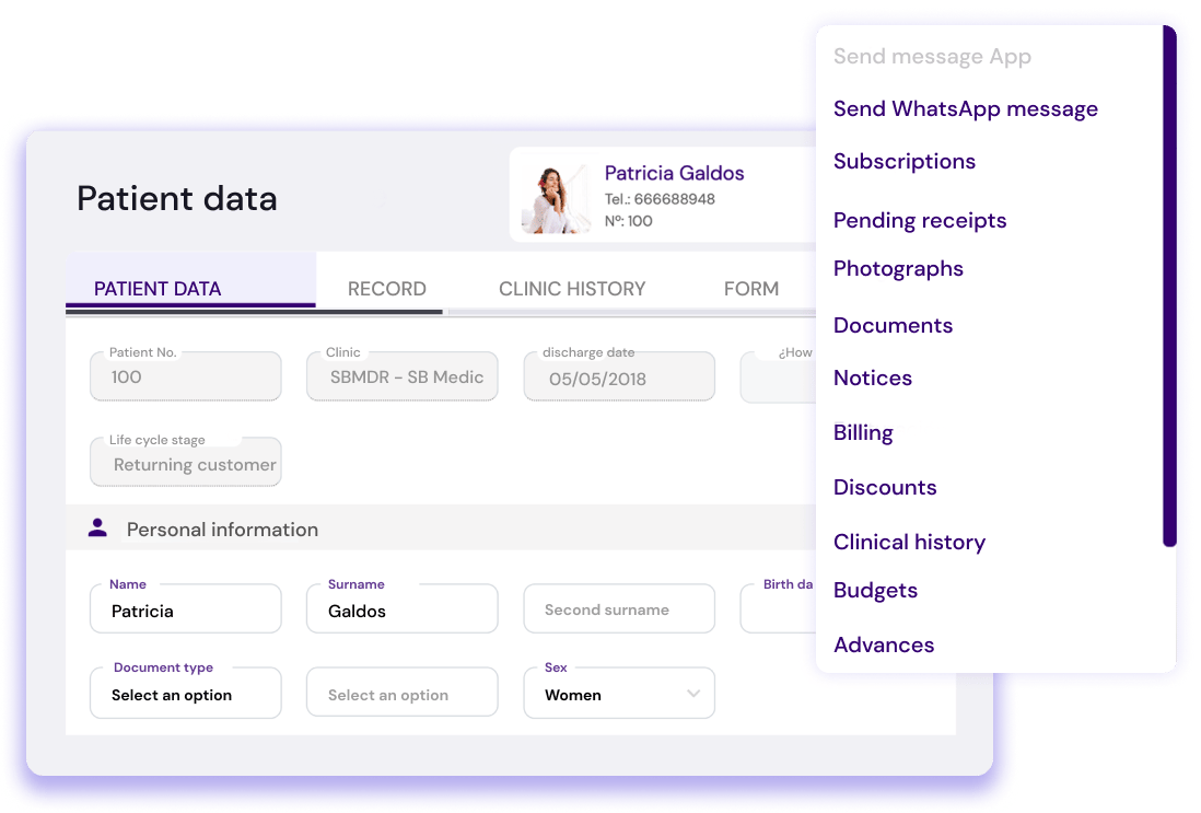 patient chart always up to date with flowww saas