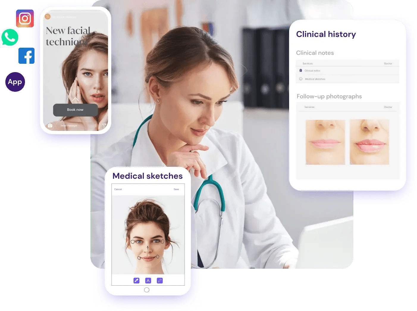 Management software for aesthetic medicine EN