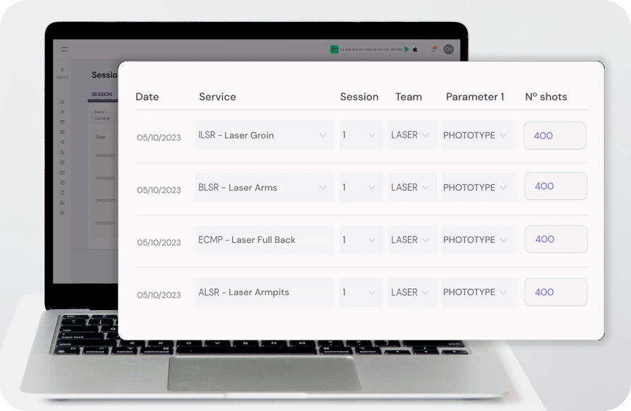 Control of the use of your laser equipment