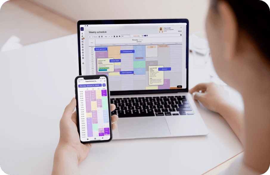 Smart and private schedule for clinical labs
